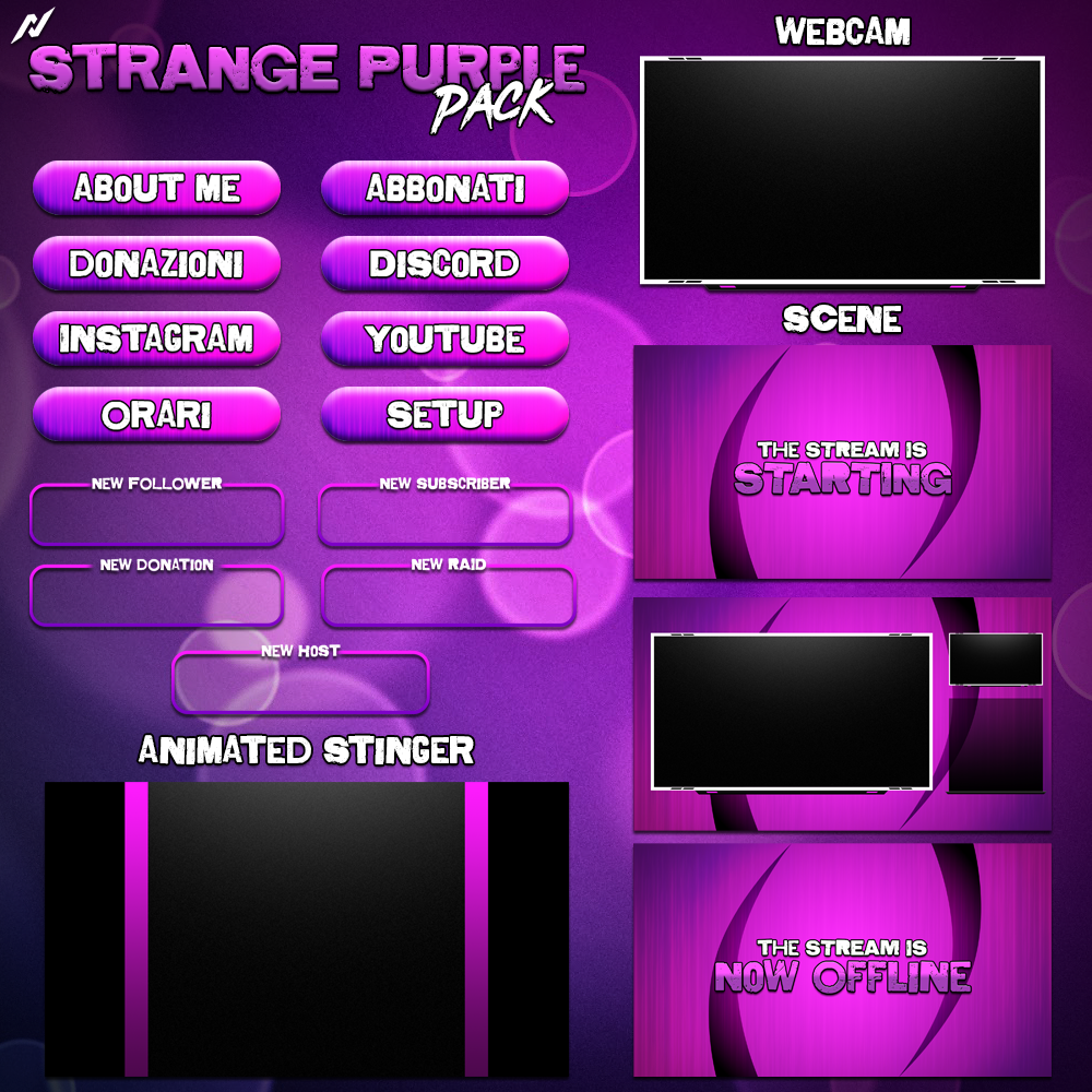 Strange Purple - Full Pack