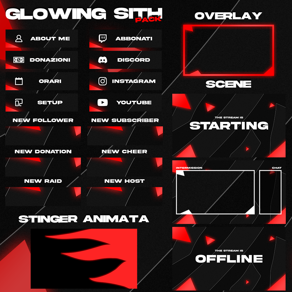 Glowing Sith - Full Pack