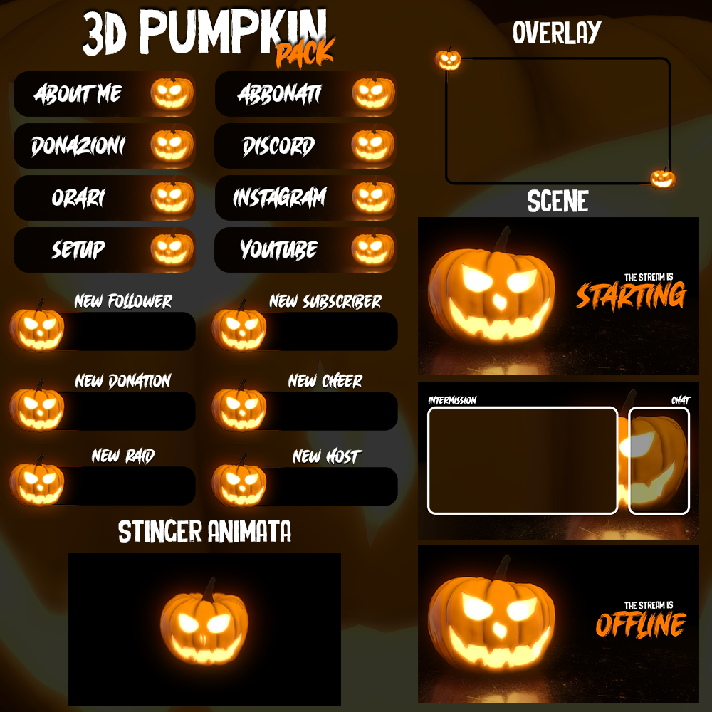Pumpkin 3D - Full Pack
