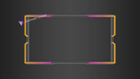 Webcam Overlay Neon Pipes
