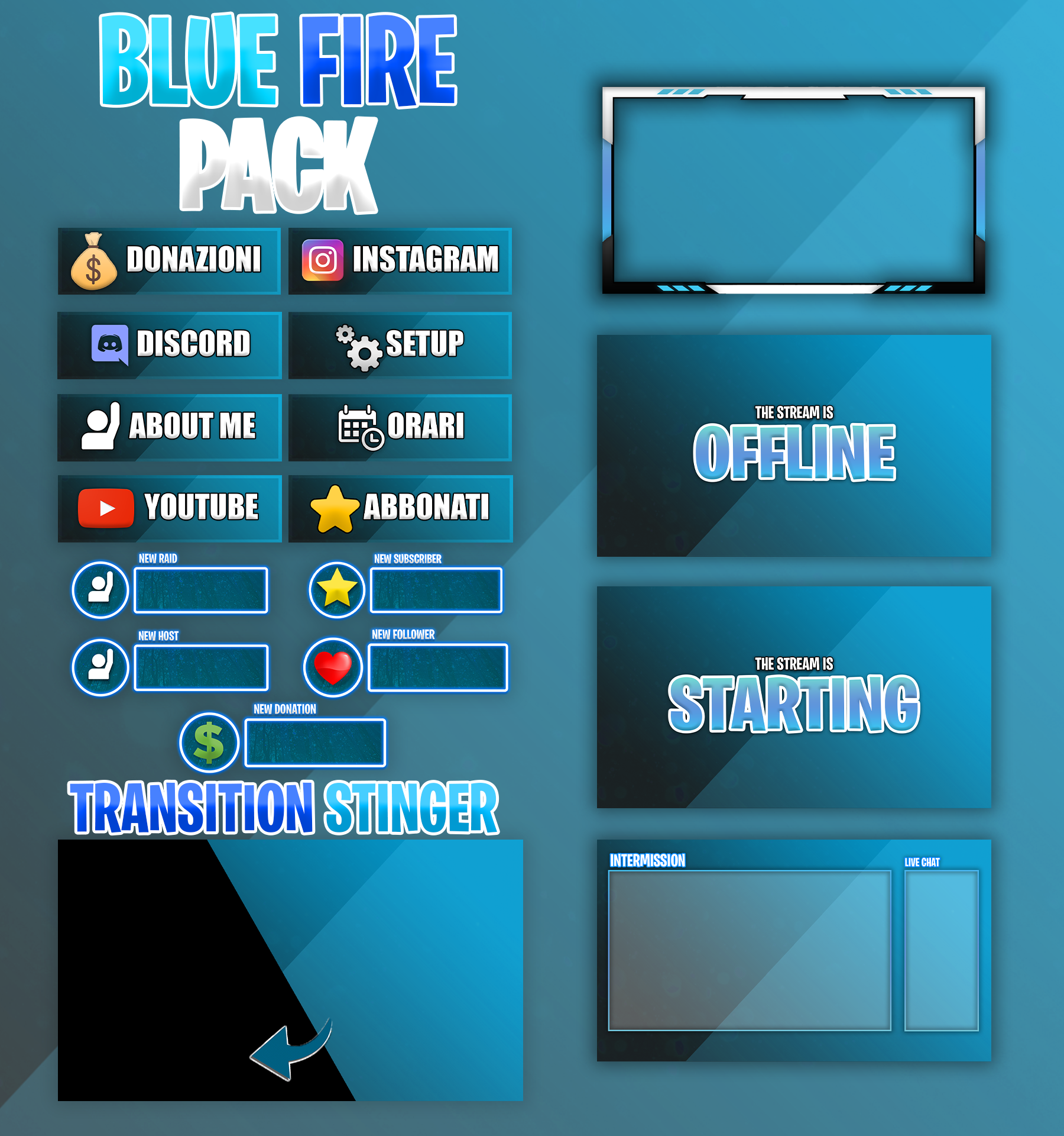 Blue Fire - Full Pack
