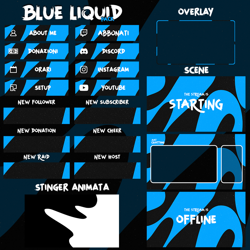 Blue Liquid - Full Pack