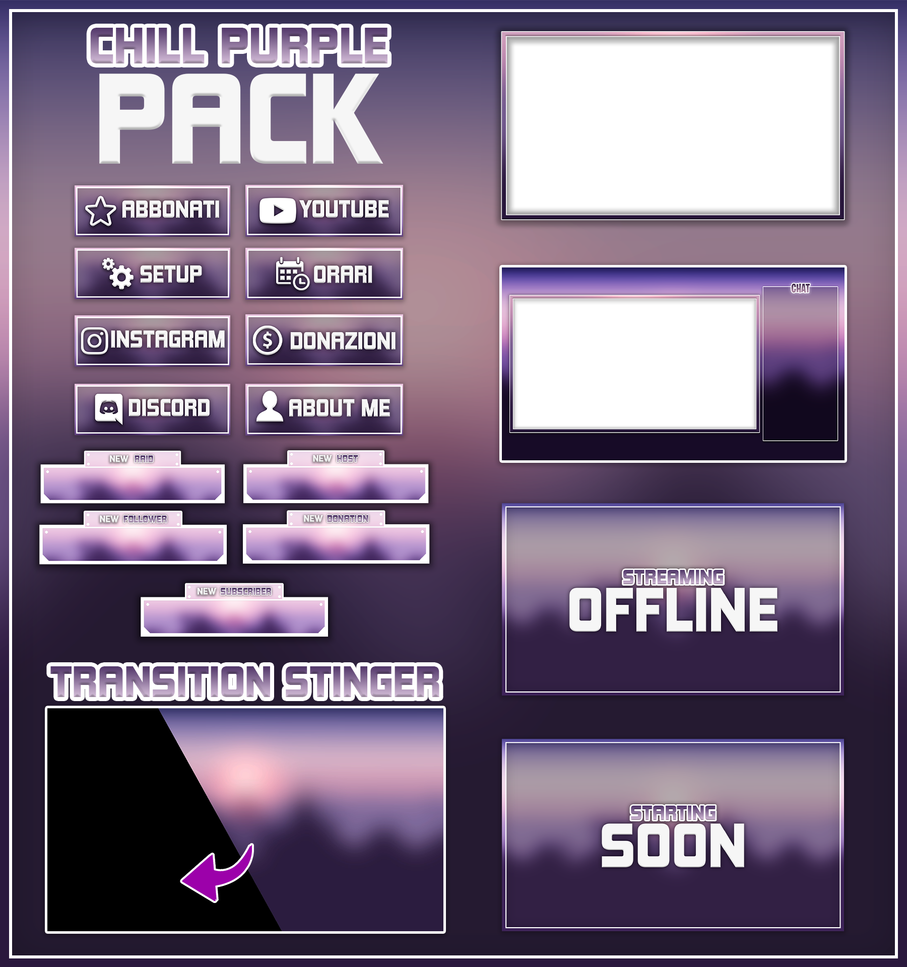 Chill Purple - Full Pack