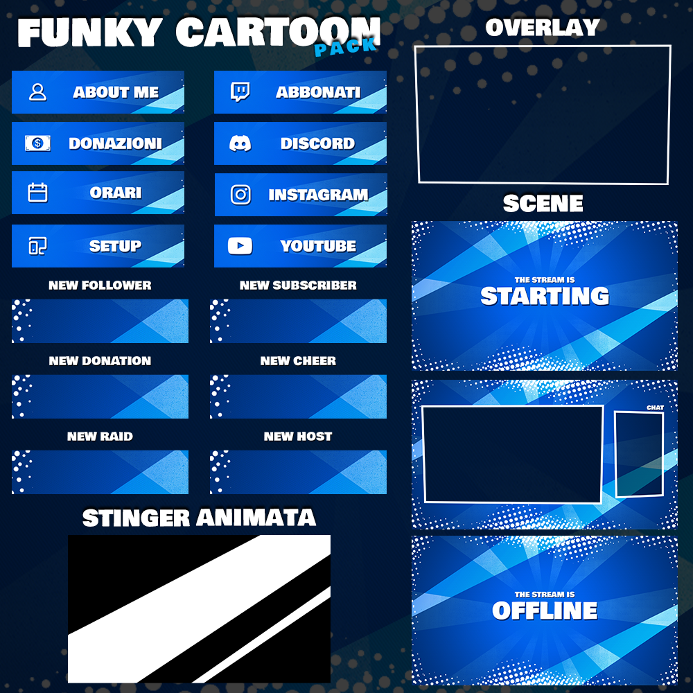Funky Cartoon - Full Pack