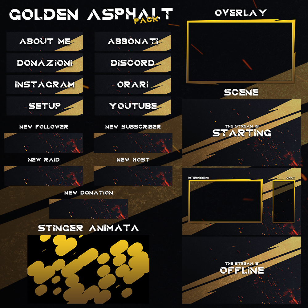 Golden Asphalt - Full Pack