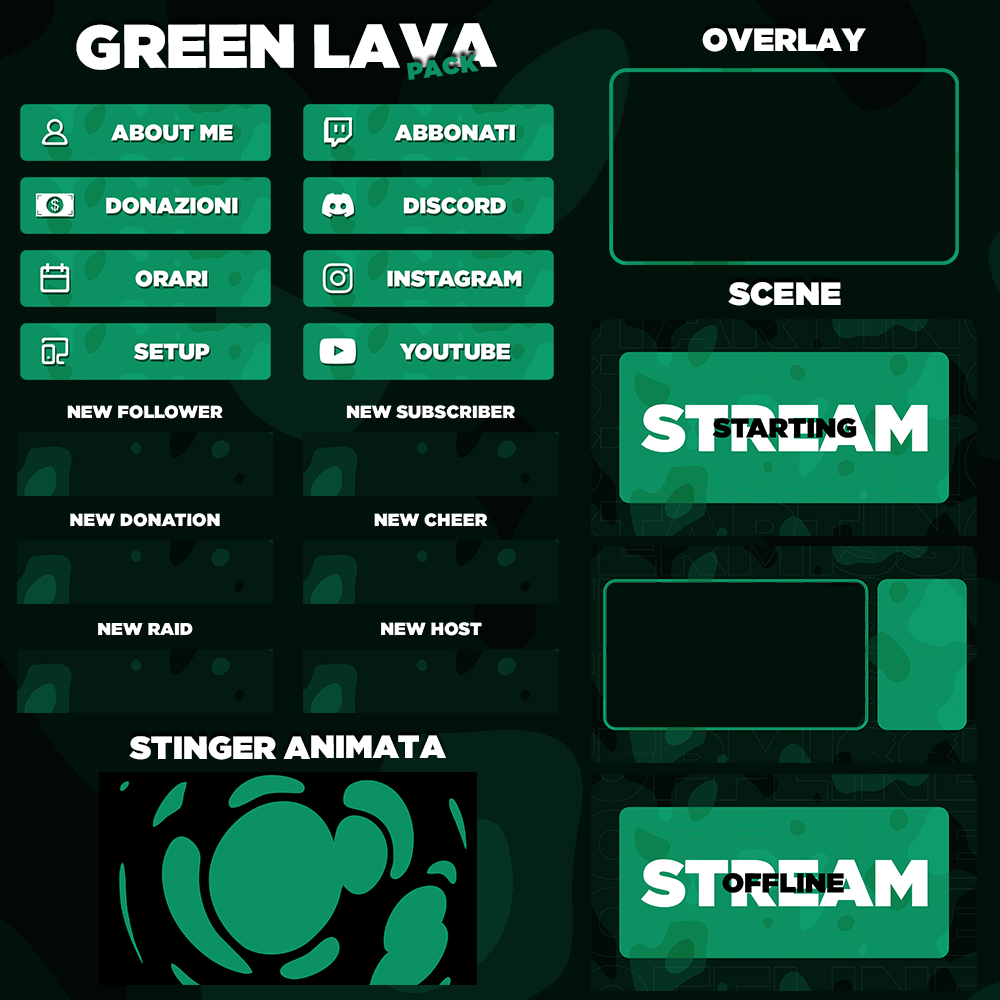 Green Lava - Full Pack