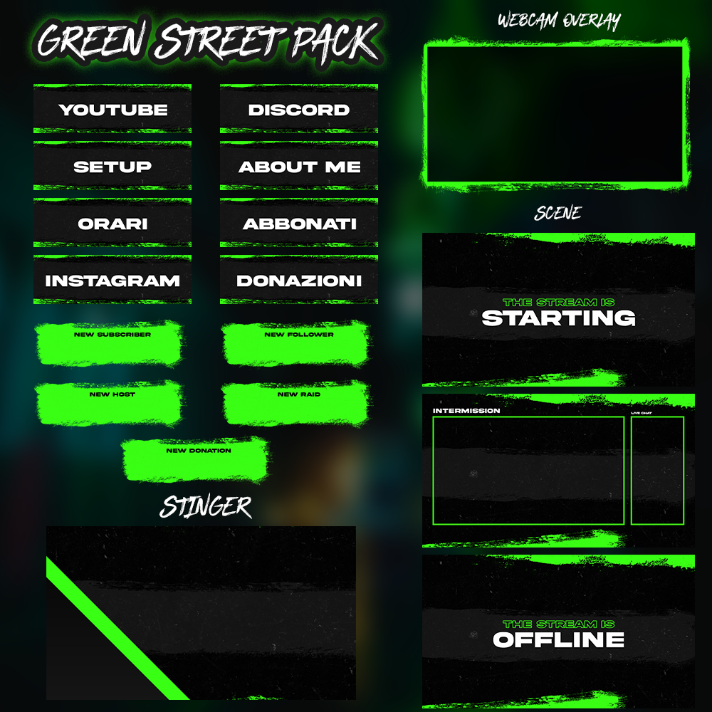 Green Street - Full Pack