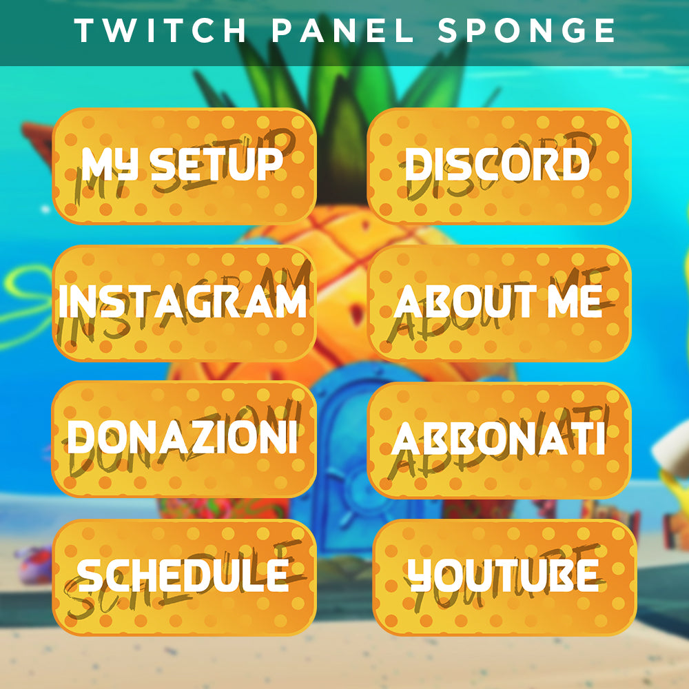 Twitch Panel Sponge