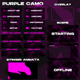Purple Camo - Full Pack