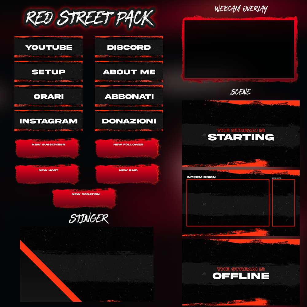 Red Street - Full Pack