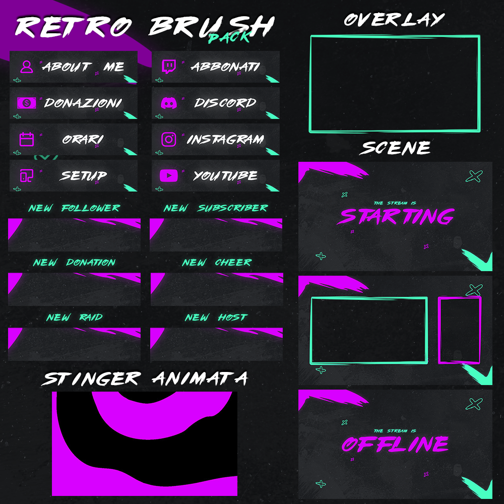 Retro Brush - Full Pack
