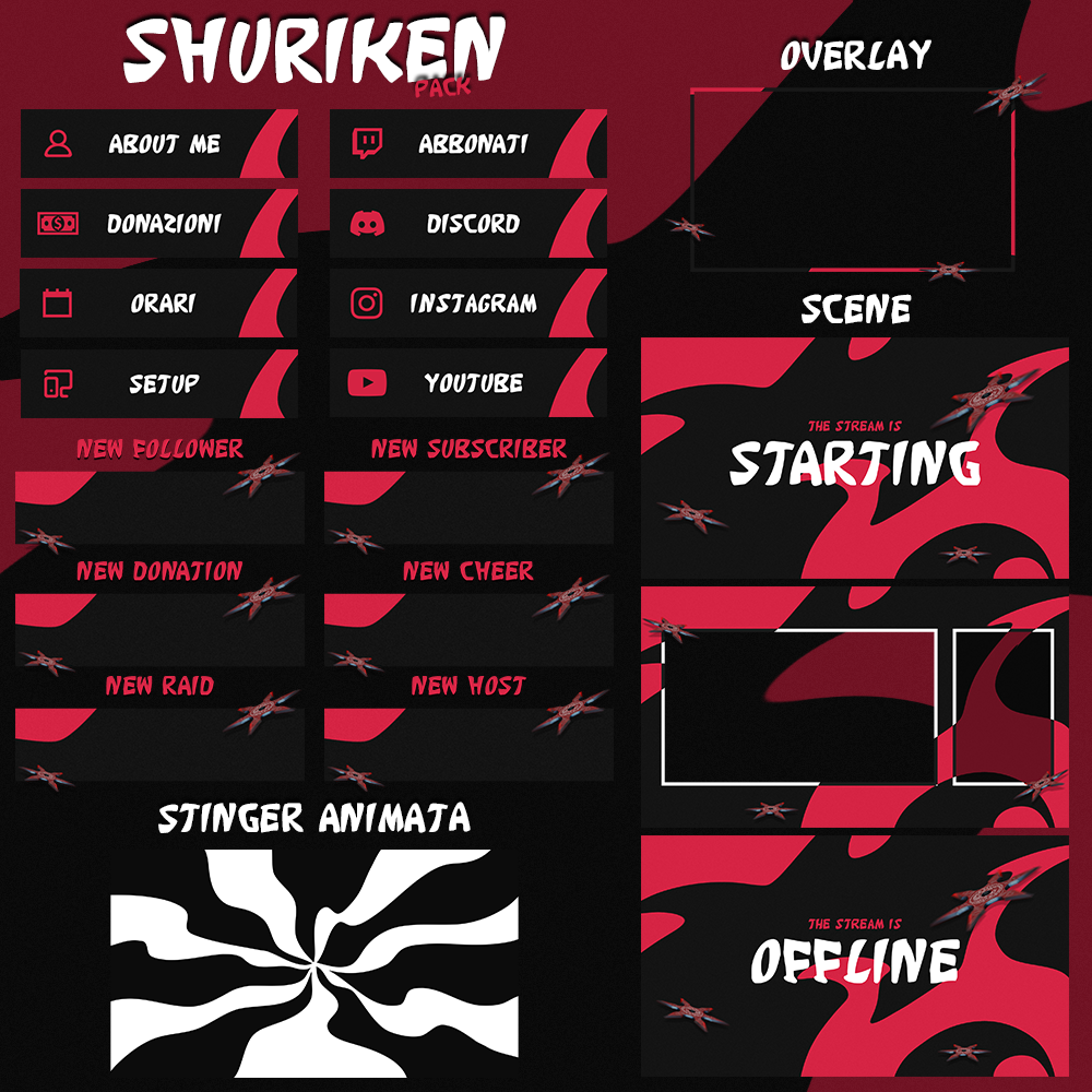 Shuriken - Full Pack