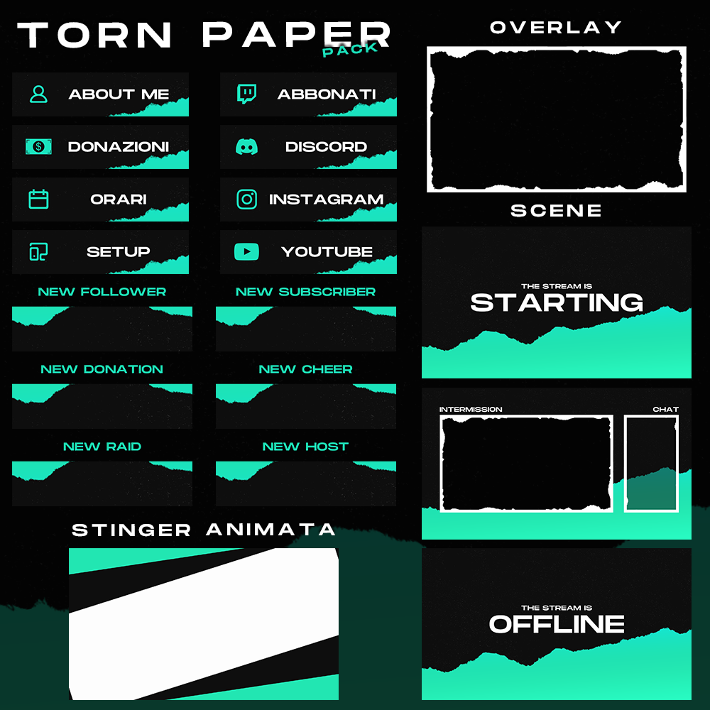 Torn Paper - Full Pack