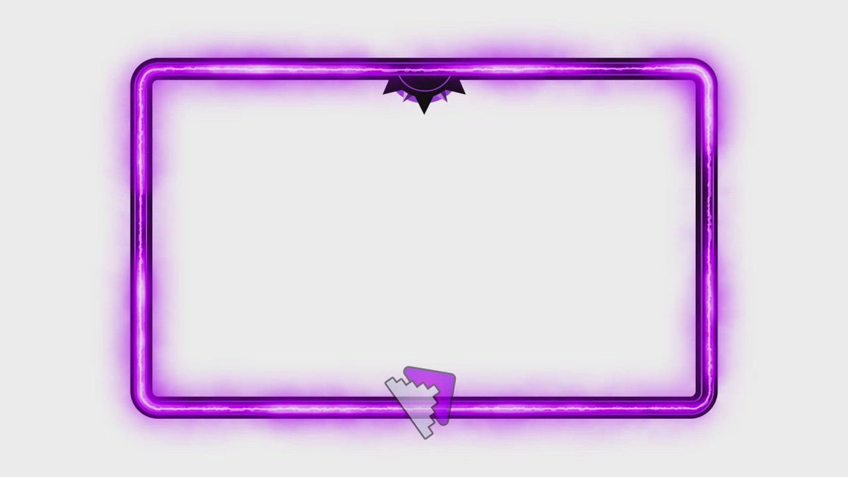 Webcam Overlay Purple Witch