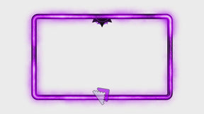 Webcam Overlay Purple Witch