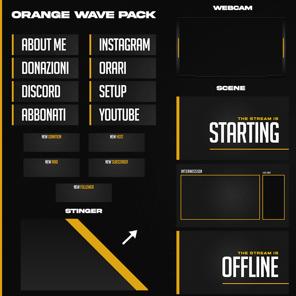 Orange Wave - Full Pack